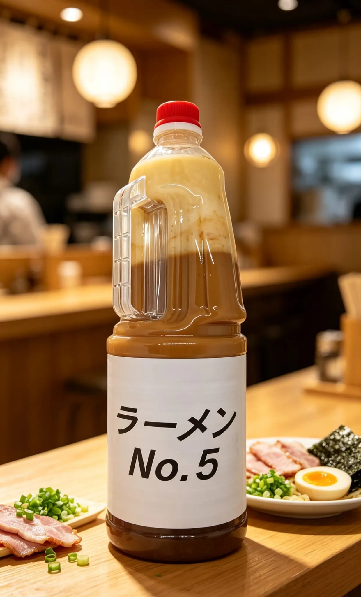 日本No.5拉麵濃縮豚骨湯底1.8L