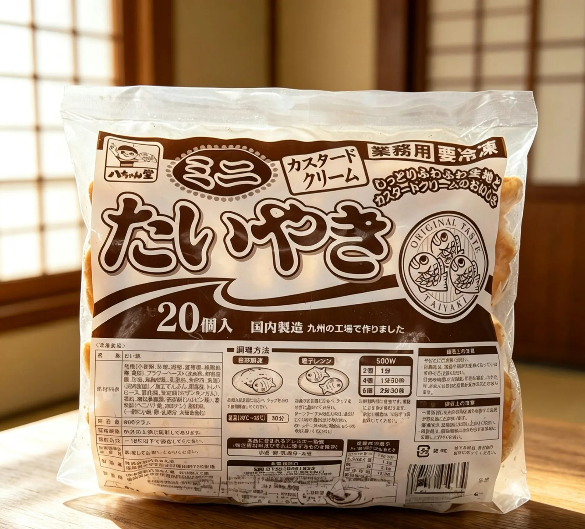 日本小八堂迷你奶黃鯛魚燒